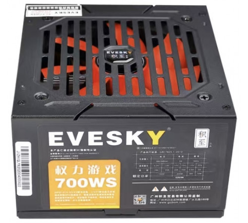 Блок питания ATX 500W Evesky 700WS Б/У