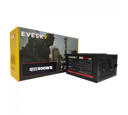 Блок питания ATX 600W Evesky 800WS