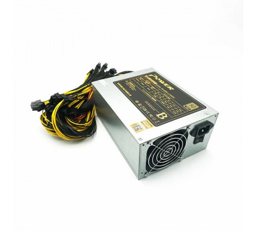 Блок питания ATX 2000W 90+ GOLD POWER LL2000FC Б/У