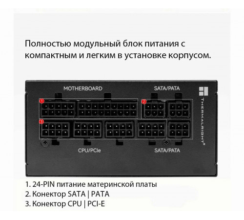 Блок питания SFX 650W GOLD FULL MODULAR Thermalright TR-TGFX650 Black
