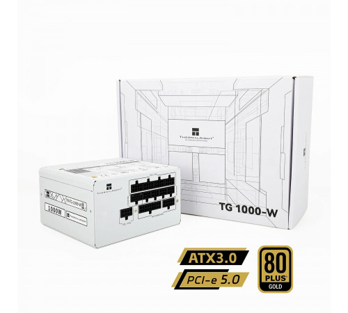 Блок питания ATX 1000W GOLD FULL MODULAR Thermalright TR-TG1000-W white