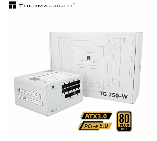 Блок питания ATX 750W GOLD FULL MODULAR Thermalright TR-TG750 white