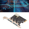 Адаптер для расширения портов PCI-E - USB 3,0 X 4 Molex