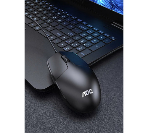 Мышь проводная офисная AOC MS100