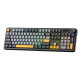 Клавиатура беспроводная механическая игровая AULA F108 PRO BLACK-ORANGE
