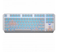 Клавиатура проводная / беспроводная механическая игровая AULA F3287 LED WHITE + BLACK