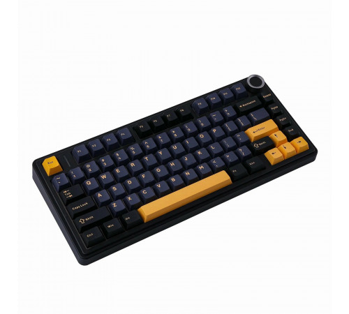 Клавиатура беспроводная механическая игровая AULA F75 AU-F75-6 BLACK-ORANGE