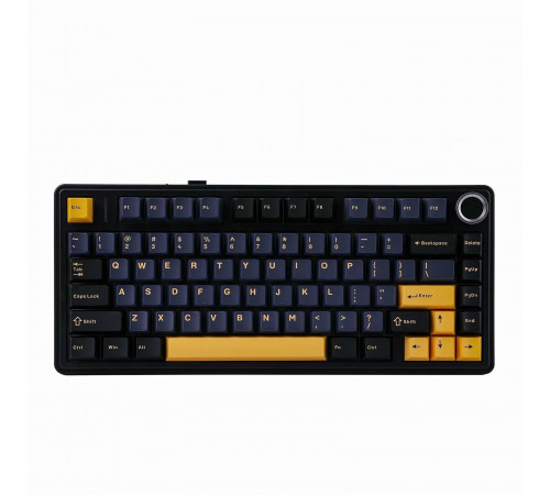 Клавиатура беспроводная механическая игровая AULA F75 AU-F75-6 BLACK-ORANGE