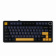 Клавиатура беспроводная механическая игровая AULA F75 AU-F75-6 BLACK-ORANGE