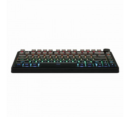 Клавиатура беспроводная механическая игровая AULA F75 AU-F75-11 GRAY (side print)