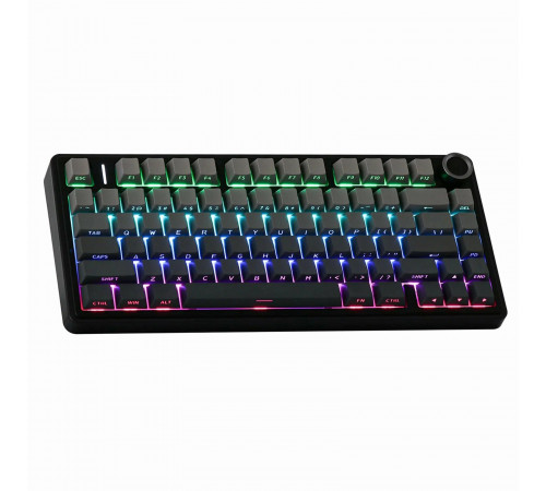 Клавиатура беспроводная механическая игровая AULA F75 AU-F75-11 GRAY (side print)