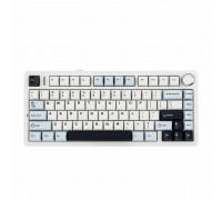 Клавиатура беспроводная механическая игровая AULA F75 AU-F75-4 WHITE-BLUE
