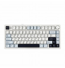 Клавиатура беспроводная механическая игровая AULA F75 AU-F75-4 WHITE-BLUE