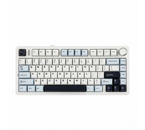Клавиатура беспроводная механическая игровая AULA F75 AU-F75-4 WHITE-BLUE