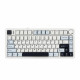 Клавиатура беспроводная механическая игровая AULA F75 AU-F75-4 WHITE-BLUE