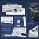 Клавиатура беспроводная механическая игровая AULA F99 PRO AU-F99S-2 WHITE-BLUE