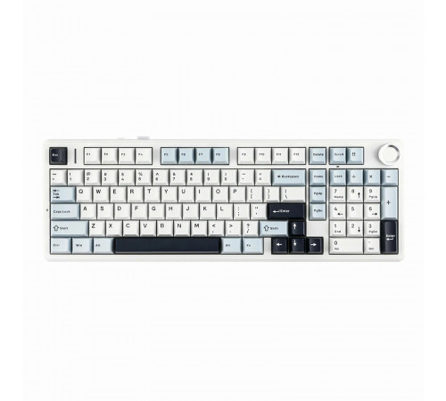 Клавиатура беспроводная механическая игровая AULA F99 PRO AU-F99S-2 WHITE-BLUE