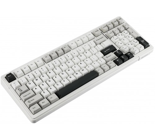 Клавиатура беспроводная механическая игровая AULA F99 AU-F99-18 WHITE-BLACK