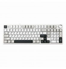 Клавиатура беспроводная механическая игровая AULA F99 PRO AU-F99S-5 WHITE-BLACK