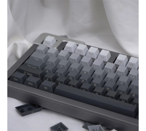 Клавиатура беспроводная механическая игровая AULA S87 GRAY (side print)