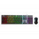 Клавиатура и мышь проводные игровые AULA T630 LED