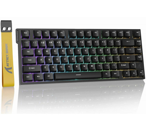 Клавиатура проводная магнитная игровая Attack Shark R82 HE black