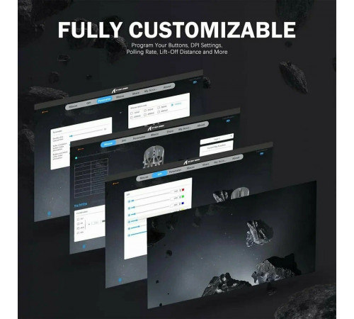 Мышь беспроводная игровая Attack Shark R2 black