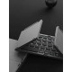 Клавиатура складная Bluetooth с тачпадом B033 Gray