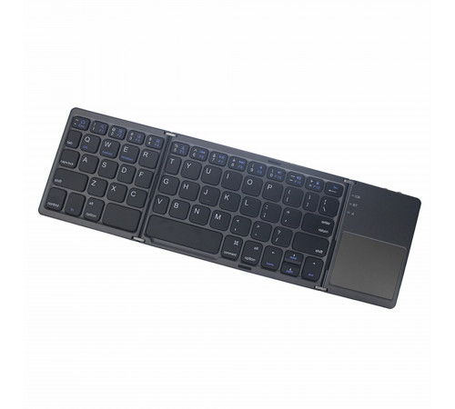 Клавиатура складная Bluetooth с тачпадом B033 Gray