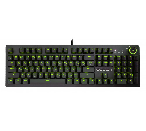Клавиатура проводная механическая игровая CYBER GB67 RU/TM RED SWITCHES Клавиатура проводная механическая игровая CYBER GB67 RU/TM RED SWITCHES
