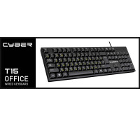 Клавиатура проводная офисная CYBER T15 ENG/RU/TM