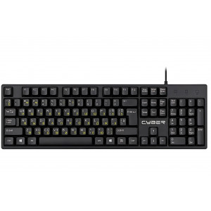 Клавиатура проводная офисная CYBER T15 ENG/RU/TM