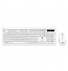 Клавиатура и мышь беспроводные офисные HP CS500 White Eng
