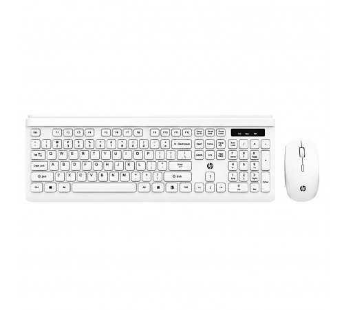 Клавиатура и мышь беспроводные офисные HP CS500 White Eng
