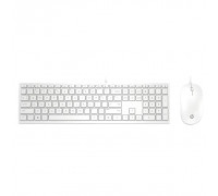 Клавиатура и мышь проводные офисные HP 310 белый