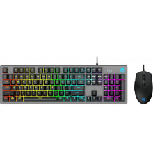 Клавиатура и мышь проводные игровые HP KM300F LED