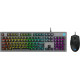 Клавиатура и мышь проводные игровые HP KM300F LED