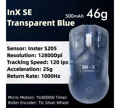 Мышь беспроводная игровая Inphic IN-X SE (Wired/2.4Hz)
