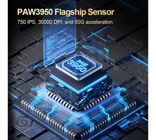 Мышь беспроводная игровая Inphic IN9 ULTRA Wired/BT/2.4Hz