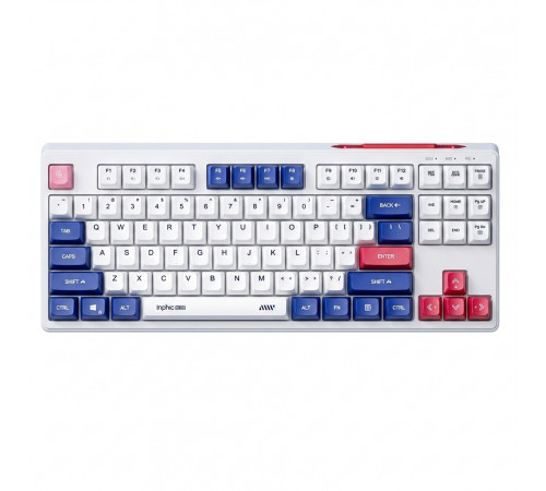 Клавиатура проводная игровая Inphic K902 white reverse
