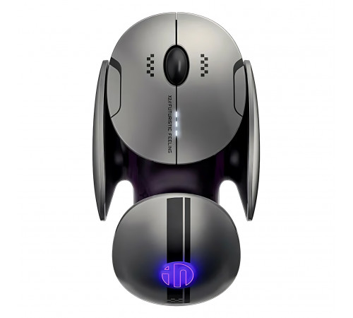 Мышь беспроводная игровая бесшумная Inphic X2 V2 Interstellar Edition (BT/2.4Hz)