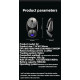 Мышь беспроводная игровая бесшумная Inphic X2 V2 Interstellar Edition (BT/2.4Hz)