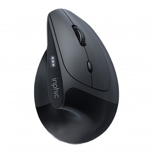 Мышь беспроводная игровая бесшумная вертикальная Inphic X9 pro (Wired/BT/2.4Hz)