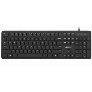Клавиатура проводная офисная Jedel K38 black