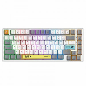 Клавиатура проводная механическая игровая Onikuma G58 (Tea axis) 82key white