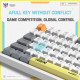 Клавиатура проводная механическая игровая Onikuma G58 (Tea axis) 82key white