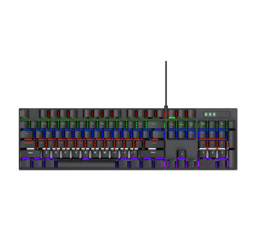 Клавиатура проводная механическая игровая T-Wolf T17 LED RU/ENG