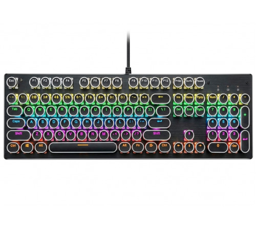 Клавиатура проводная механическая игровая T-Wolf T75 LED