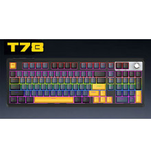 Клавиатура проводная / беспроводная механическая игровая T78 LED