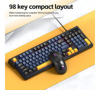 Клавиатура и мышь проводные игровые T-Wolf TF330 LED